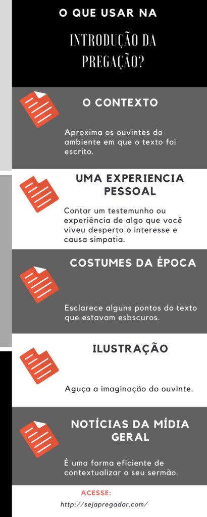 As 5 Divisões De Um Esboço De Pregação - → ESBOÇO DE PREGAÇÃO